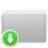 Folder Drop Graphite Icon